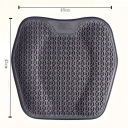 Černý gelový sedák do auta 48 x 43 cm Ortopedický podsedák proti bolesti zad Ergonomický polštář na sezení Pohodlný podsedák 2