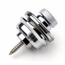 Cerradura de seguridad Miwayer para correa de guitarra, 1 pieza, botón de metal, diseño resistente, sujeción firme, correa antiaflojamiento, color neutro 11