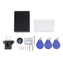 Cerradura electrónica con sensor sin llave Cerradura oculta para cajones y armarios Cerradura de seguridad para niños para puertas de madera, vidrio y superficies de acero 3