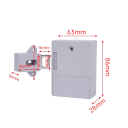 Cerradura electrónica con sensor sin llave Cerradura oculta para cajones y armarios Cerradura de seguridad para niños para puertas de madera, vidrio y superficies de acero 7