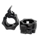 Cerraduras de liberación rápida para mancuernas 2 piezas 25 mm Cerraduras de plástico para ejes de mancuernas Hebillas bloqueables para un entrenamiento de fuerza seguro en el gimnasio 3