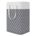 Cesta de ropa plegable 75 l 40 x 30 x 60 cm Tejido impermeable Cesta de almacenaje con asas Práctico organizador de ropa Dormitorio Baño Hogar 2