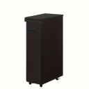 Cesta de ropa plegable con ruedas de 45 l con tapa y asas, cesta de almacenamiento textil para ropa en el baño y la lavandería 2