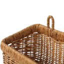 Cesto da parete con maggiore capacità 27,5 x 13 x 12,5 x 9 cm organizzatore da cucina in plastica bianco per stoccaggio e organizzazione 3