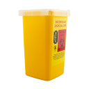 Cesto de reciclaje para cuchillas 1 litro Accesorios de barbería Caja segura para la eliminación de cuchillas Contenedor para hojas desechadas para afeitado y peluquería 2