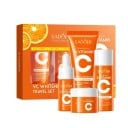 Cestovná Sada Pleťovej Kozmetiky 4 ks Vitamín C Niacínamid Hyaluronát Rozjasňujúci Čistiaci Gél 30 g Toner 30 ml Sérum 10 ml Krém 15 g 1