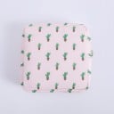Cestovná taštička na hygienické pomôcky Puzdro na vložky a drobnú kozmetiku Zapínanie na zips Bavlna Rozmery 13 x 13 x 3 cm 5
