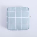 Cestovná taštička na hygienické pomôcky Puzdro na vložky a drobnú kozmetiku Zapínanie na zips Bavlna Rozmery 13 x 13 x 3 cm 6