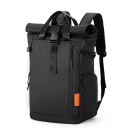 Cestovní batoh na notebook 15,6 palce Rolltop s rozšířením objemu 20-25 l Oxford voděodolný 28 x 15 x 50 cm Na cesty do školy i práce 1