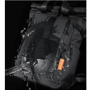 Cestovní batoh na notebook 15,6 palce Rolltop s rozšířením objemu 20-25 l Oxford voděodolný 28 x 15 x 50 cm Na cesty do školy i práce 15