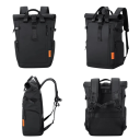Cestovní batoh na notebook 15,6 palce Rolltop s rozšířením objemu 20-25 l Oxford voděodolný 28 x 15 x 50 cm Na cesty do školy i práce 5