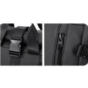 Cestovní batoh na notebook 15,6 palce Rolltop s rozšířením objemu 20-25 l Oxford voděodolný 28 x 15 x 50 cm Na cesty do školy i práce 10
