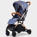 Cestovní kočárek pro děti 0 až 24 měsíců Skládání jednou rukou Hliníkový rám Nosnost 25 kg Po složení 48 x 23,5 x 58 cm Stříška a košík 6
