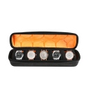 Cestovní pouzdro na hodinky s 5 sloty pro hodinky do 5,5 cm ochranný organizér více barev přenosný box na cesty 2