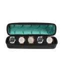 Cestovní pouzdro na hodinky s 5 sloty pro hodinky do 5,5 cm ochranný organizér více barev přenosný box na cesty 3