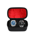 Cestovní pouzdro na hodinky se 2 sloty pro hodinky do 5,5 cm ochranný organizér více barev přenosný box na cesty 3