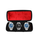 Cestovní pouzdro na hodinky se 3 sloty pro hodinky do 5,5 cm ochranný organizér více barev přenosný box na cesty 1