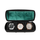 Cestovní pouzdro na hodinky se 3 sloty pro hodinky do 5,5 cm ochranný organizér více barev přenosný box na cesty 3