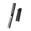 Cestovní skládací hřeben 2v1 20,5 cm složený 10,9 cm Kapesní masážní hřebínek s kuličkami na zubech pro úpravu a styling vlasů 5