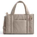 Cestovní taška pro ženy prošívaná crossbody kabelka se zipem a odnímatelným popruhem 28 x 20 x 13 cm polyesterová taška do práce i školy 3