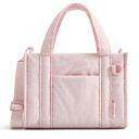 Cestovní taška pro ženy prošívaná crossbody kabelka se zipem a odnímatelným popruhem 28 x 20 x 13 cm polyesterová taška do práce i školy 5