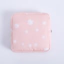 Cestovní taštička na hygienické pomůcky Pouzdro na vložky a drobnou kosmetiku Zapínání na zip Bavlna Rozměry 13 x 13 x 3 cm 1