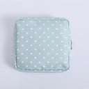 Cestovní taštička na hygienické pomůcky Pouzdro na vložky a drobnou kosmetiku Zapínání na zip Bavlna Rozměry 13 x 13 x 3 cm 2