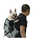 Cestovný batoh pre psa veľkosť XL s reflexnými prvkami, píšťalkou a sieťovaným vetraním pre psov 12–15 kg, hrudník 83–94 cm, na výlety 3