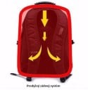 Cestovný batoh s priehradkou na notebook Priedušný chrbtový systém Výstup na slúchadlá Odolný voči vode Nylon a polyester Čierny 48 x 33 x 23 cm 6