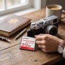 CF Compact Flash Geheugenkaart LEMIWEI 512 MB Digitale Geheugenkaart Wit en Rood Voor digitale camera's en CF-kaartlezers 5
