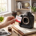 CF Compact Flash LEMIWEI 4 GB Digital Hukommelseskort Hvid og Rød Til digitalkamera og CF-kortlæser 4