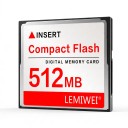 CF Compact Flash LEMIWEI 512 MB Digital Hukommelseskort Hvid og Rød Til Digitale Kameraer og CF Kortlæser 2