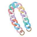 Chain Strap for Handbag 40 cm Colourful Plastic Chain with Round Carabiner Replacement Handle for Handbag Stylish Chain for Bag 1