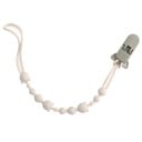 Chaîne en silicone pour tétine Sucette avec ours et clip Silicone doux Support pour tétine pour bébés et nourrissons À attacher 8