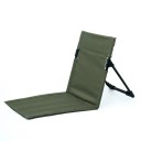 Chaise de camping pliante 51 x 24 cm Construction stable en triangle Tissu Oxford Alliage d'aluminium Dossier rembourré Chaise de pique-nique 8