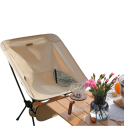 Chaise de camping pliante légère 67 x 53 cm Hauteur d'assise 35 cm Siège portable extérieur avec sac de rangement 11 x 34 cm Tissu Oxford Tubes en aluminium 3