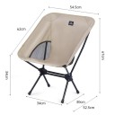 Chaise de camping pliante ultralégère extérieure 54 x 67 x 62 cm Hauteur d'assise 34 cm Capacité de charge 150 kg Polyester avec maille Chaise 6