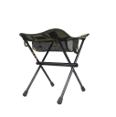 Chaise pliante légère pour extérieur 33 x 32 x 32 cm Tabouret de voyage portable Alliage d'aluminium Tissu Oxford Capacité 100 kg Camping 4