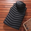 Chaleco acolchado con capucha para hombre 4