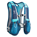 Chaleco de hidratación ultraligero para correr de 5 l, transpirable, con bolsillos y elementos reflectantes para correr, maratón, ciclismo y senderismo. 7