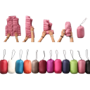 Chaleco de invierno para mujer con cuello alto y cierre de cremallera Chaleco térmico de poliéster ligero Chaleco de invierno elegante en varios colores 3