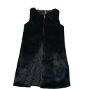 Chaleco de piel sintética para mujer P2494 4