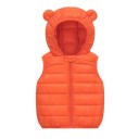 Chaleco de plumas para niños con capucha y orejas Chaqueta de algodón cálida para otoño e invierno para bebés y niñas Chaleco de poliéster y algodón con cremallera 18 Chaleco de plumas para niños con capucha y orejas Chaqueta de algodón cálida para otoño e invierno para bebés y niñas Chaleco de poliéster y algodón con cremallera 18