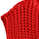 Chaleco de punto elegante para mujer con escote en V y bolsillos Chaleco de un solo color con cierre de botones Suéter de poliéster cómodo en varios colores 7