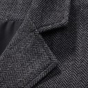 Chaleco elegante para hombre con cadena y bolsillos Chaleco de un solo color con cuello de botones Chaleco formal de vestir 7