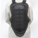 Chaleco protector de pecho y espalda para adultos tamaño M longitud de la espalda 49 cm circunferencia de la cintura 85–105 cm negro para motocross 3