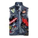 Chaleco punk para hombre 9