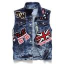 Chaleco punk para hombre 8