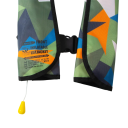 Chaleco salvavidas inflable 150 N para adultos hasta 150 kg Inflado manual con cartucho de CO₂ de 33 g Patrón geométrico Deportes acuáticos pesca navegación PFD 3