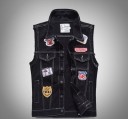 Chaleco vaquero de hombre F1284 7